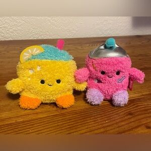 Bum Bums Colorful Soft Lemonade & Spray Paint Stuff ed Animals EUC
